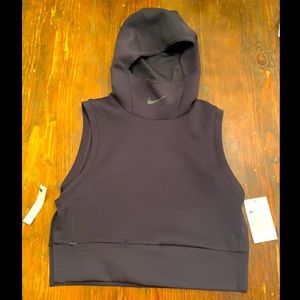 Nike running hoodie vest